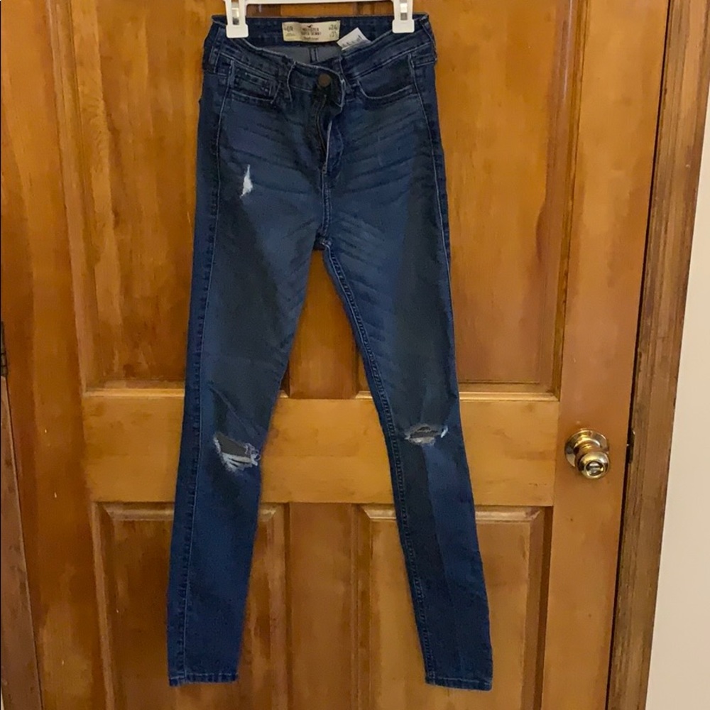 Hollister high waisted skinny jeans